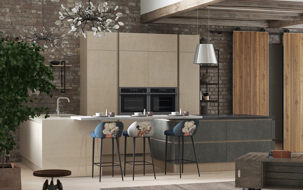 Кухня Ноа Лофт Песчаник